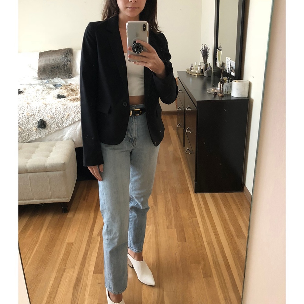 Frenchi Black Blazer